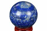 Polished Lapis Lazuli Sphere - Pakistan #171002-1